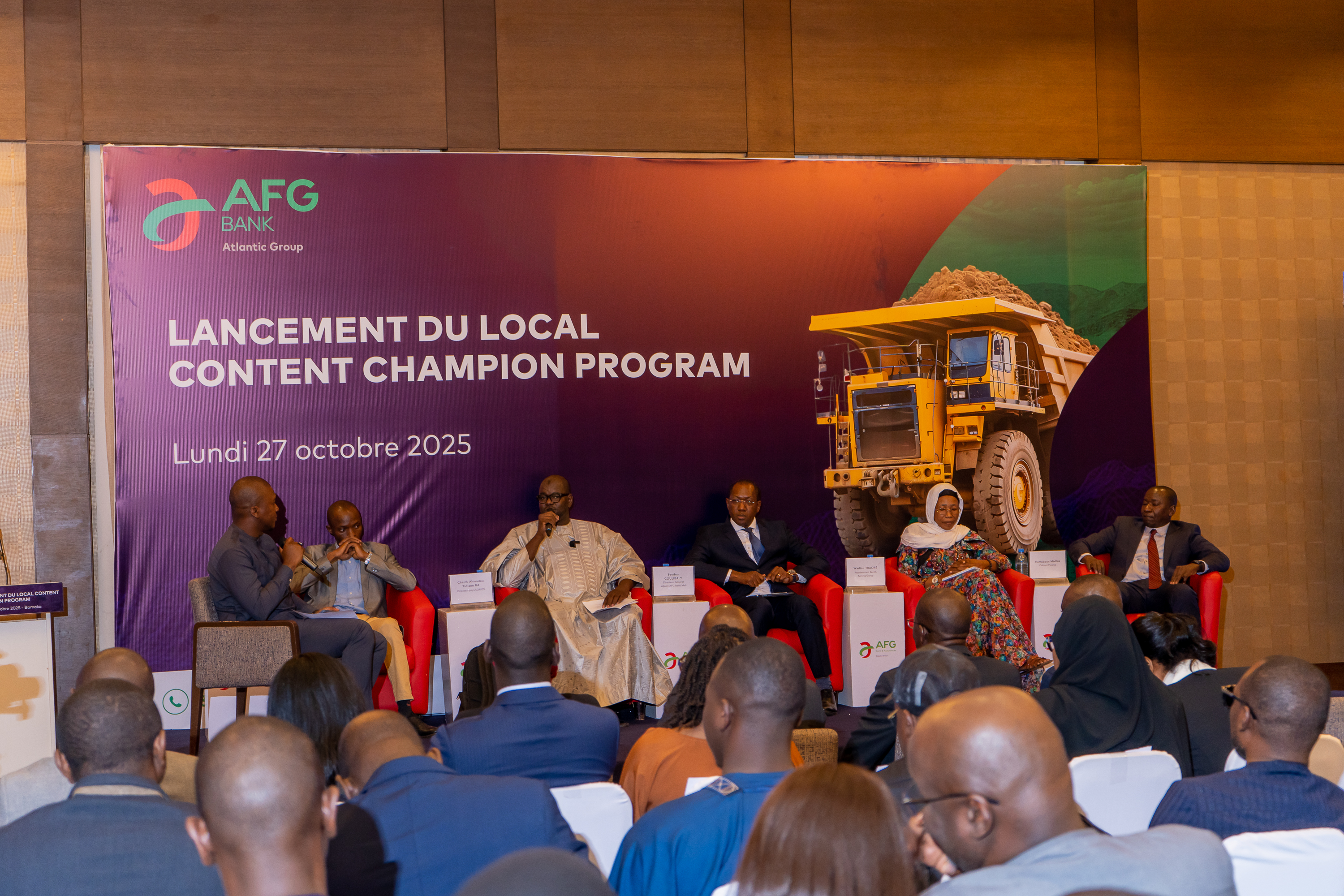 Financement du secteur minier : AFG Bank Mali lance le « Local Content Champion Program » doté de 100 milliards de FCFA